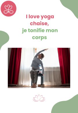 I love yoga chaise, je tonifie mon corps